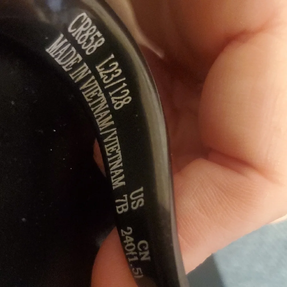 Coach Black Sandals with Gold Accents - Picture 3 of 11